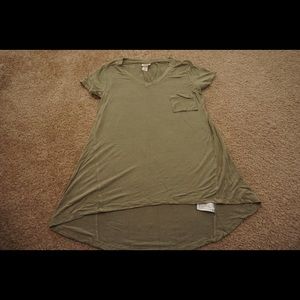 Light Green Mossimo Shirt Flared at bottom out